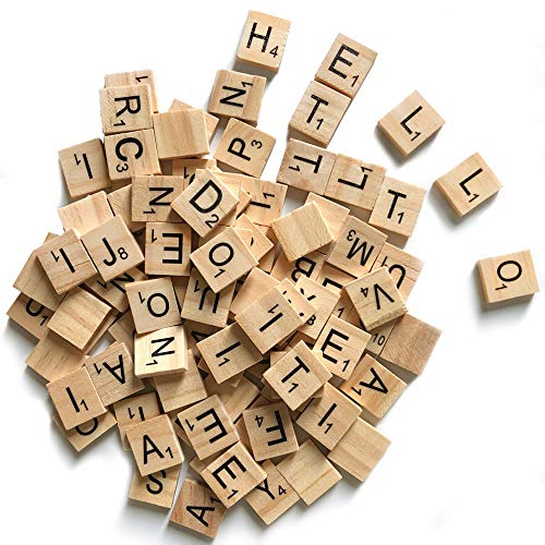 500 Wood Letter Tiles
