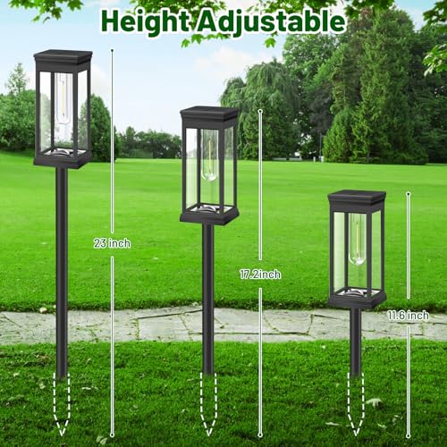 12 Pack Solar Pathway Lights Outdoor (12 Count)