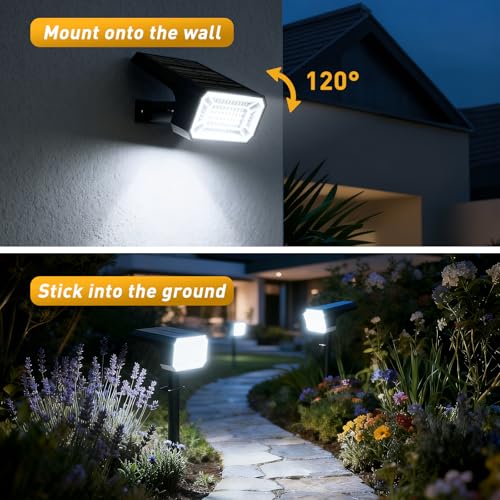 Solar Spot Lights Outdoor (12 Count)