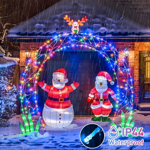 150 LED Multicolor Christmas Tree Lights Indoor Outdoor Waterproof (59 Foot)