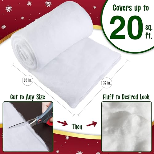 Snow Blanket for Christmas Decorations