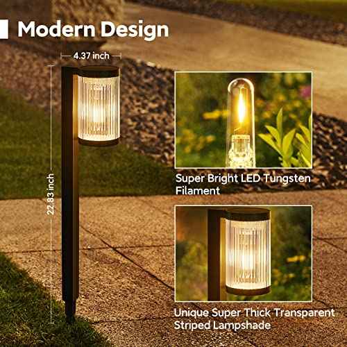 Solar Pathway Lights Outdoor (10 Count)