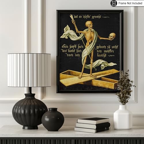 Vintage Allegory of Life and Death Poster