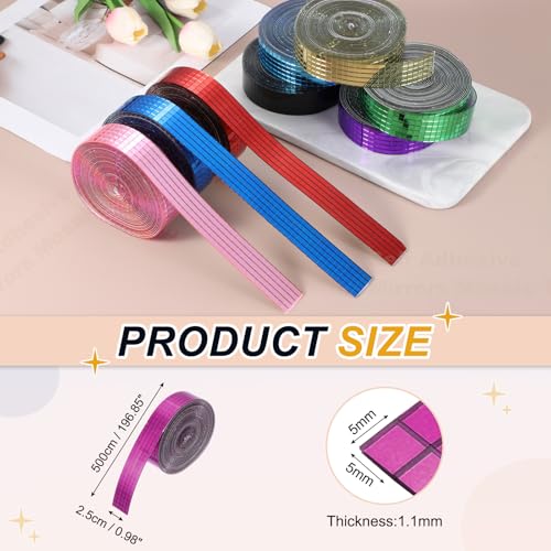 5x5mm Self Adhesive Mirrors Mosaic Tiles (5000 unidad)