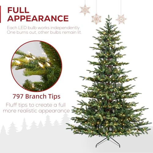 6 ft Prelit Sparse Christmas Tree with 330 Warm White LEDs