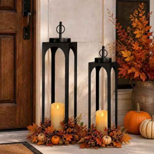 24" 19" Large Decorative Lanterns (2 Count)