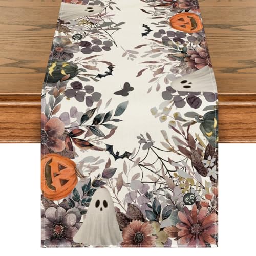 210 GSM Halloween Table Runner Home Party Decor 13x108 Inch