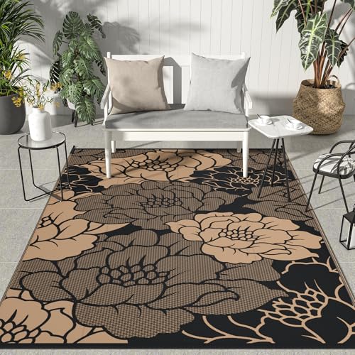 Outdoor Rug Waterproof Plastic Rugs for Patio (80 Sq Ft)
