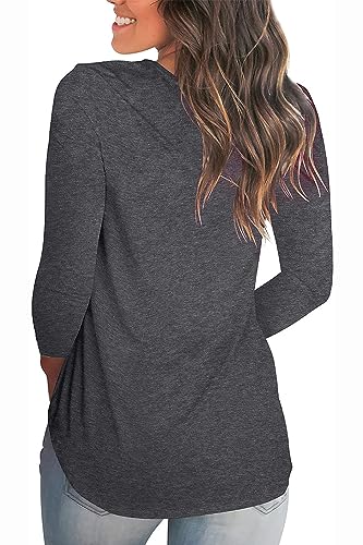 Women Thanksgiving Long Sleeve Tee Gobble Letter Print V Neck T