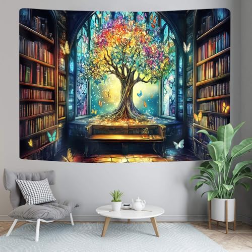Mysterious Library Tapestry
