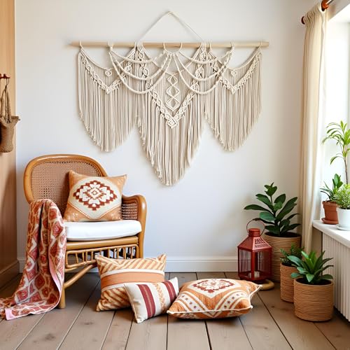 large macrame wall hanging