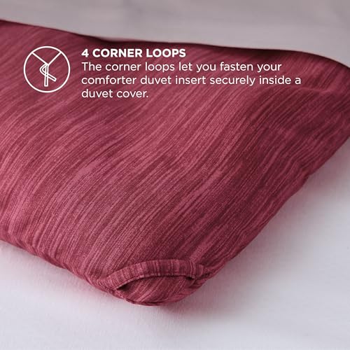 Red Full Size Comforter Set