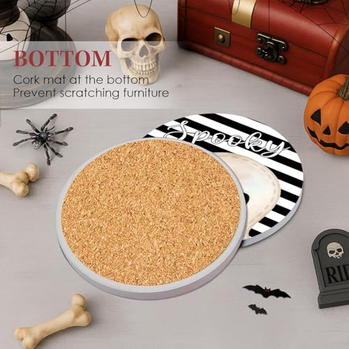 Halloween Coasters for Drinks (6 Count)
