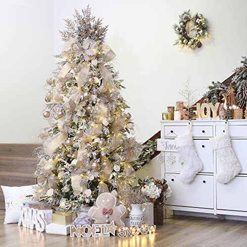 48 Pack Assorted Clear Christmas Ball Ornaments (48 Count)