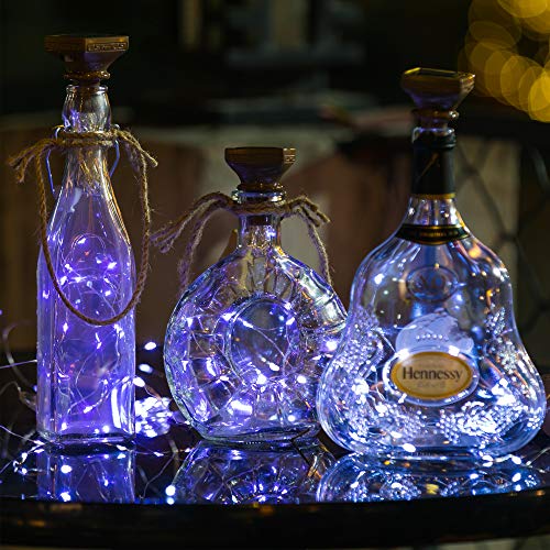 Solar Wine Bottle Lights Outdoor (8 Count)
