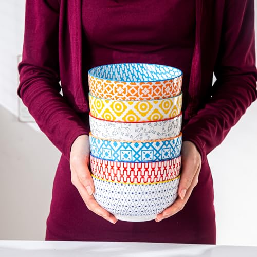 23 Oz Ceramic Soup Bowls Set of 6 (6 Count)