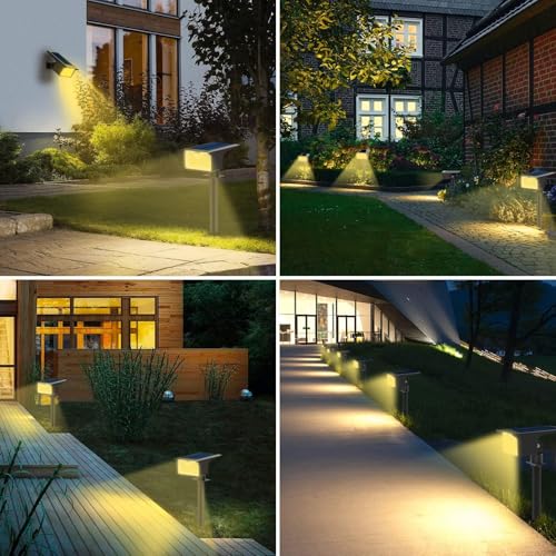 3 Pack 62 LED Solar Spot Lights Outdoor Motion Sensor with 3 Modes (3 Count)