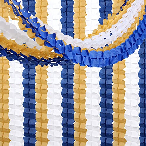 Navy Blue White (12 Count)
