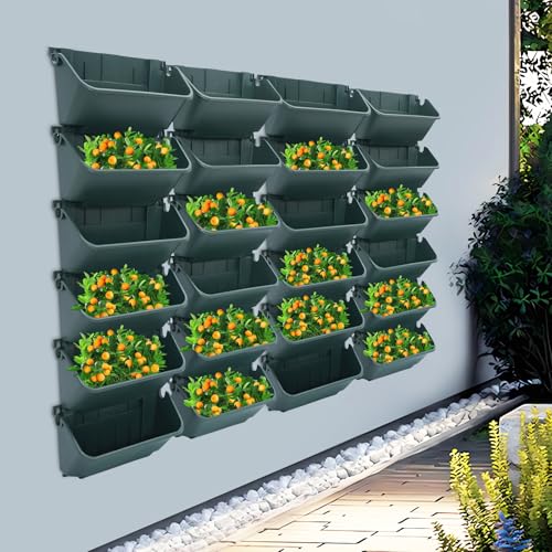 24PCS Vertical Wall Planter