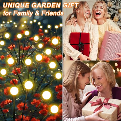Solar Garden Lights Outdoor Waterproof (6 Count)