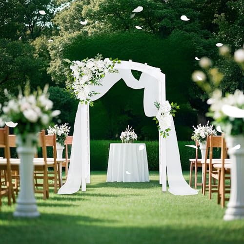 Solid Fir Wood Garden Arch Trellis for Climbing Plants Outdoor