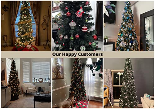 Vienna 9ft Prelit Slim Artificial Christmas Tree with 1455 Branch Tips
