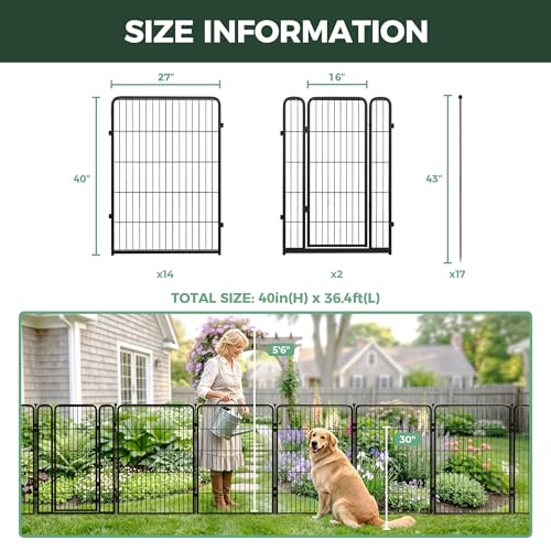 No Dig Garden Fence (118.54 Sq Ft)