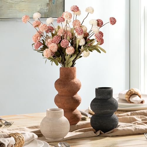 Ceramic Vase Home Table Decor (3 Count)