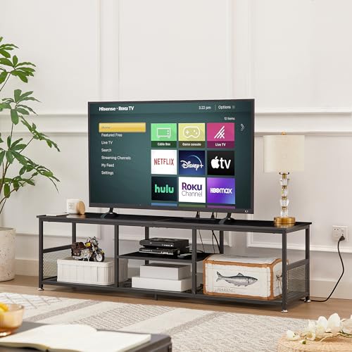 TV Stand with Power Outlets for Televisions up to 80Inch