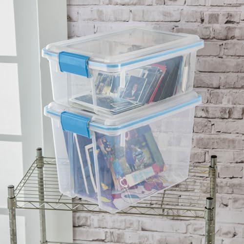 Gasket Storage Box with Lids for Home & Office (4 Count)
