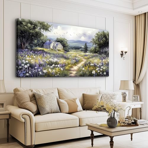 Large Wall Decor For Living Room Canvas Wall Art For Office Wall Decorations For Bedroom Garden Painting Artwork Room Home Decor 24x48 In