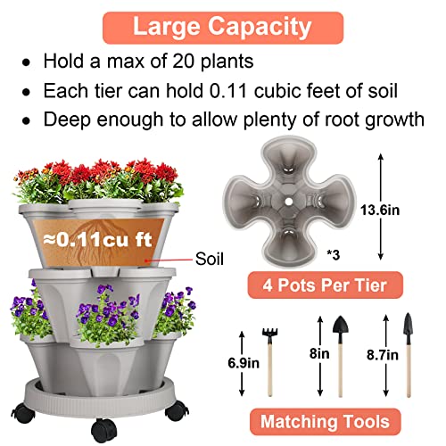Vertical Planter Tower (2 Count)