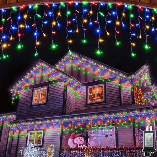 504 LED 50FT Christmas Icicle Lights
