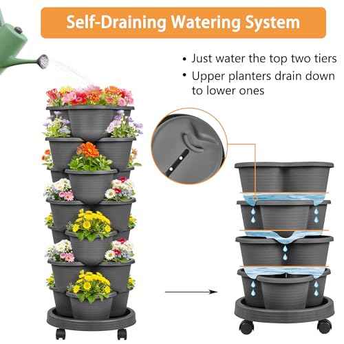 7 Tier Vertical Garden Planter (7 Count)