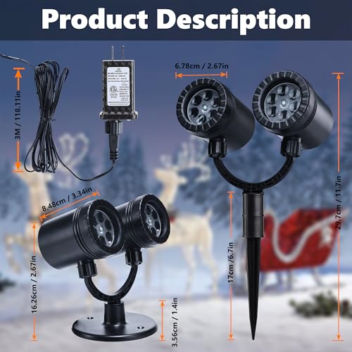 Snowflake Projector Lights