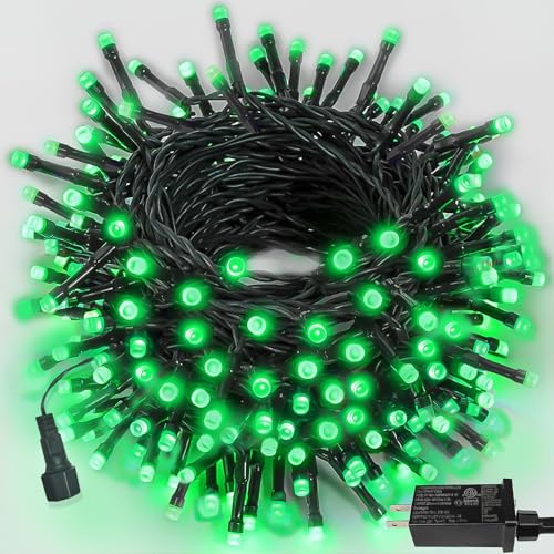 75.8 FT 200 LED Extendable Green Christmas String Lights Indoor Outdoor (82 Foot)