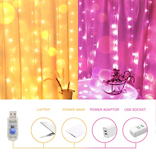 Color Changing Curtain Lights