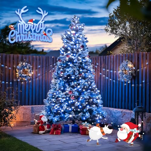 2 Pack Solar Christmas Lights (66 Foot)