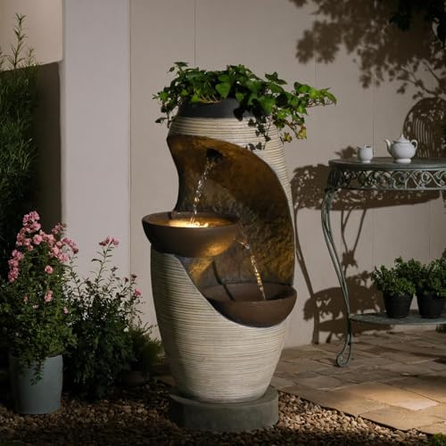 27.95''H Outdoor Garden Water Fountain