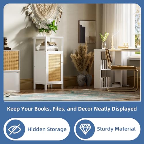 Bathroom Storage Cabinet Rattan