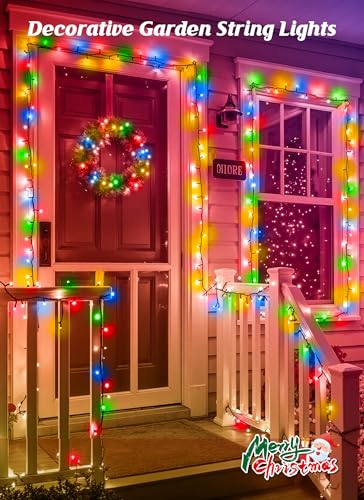 2 Pack Solar Christmas Lights Outdoor (144 Foot)