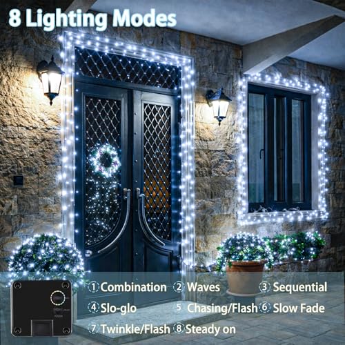 Solar String Lights Outdoor (144 Foot)