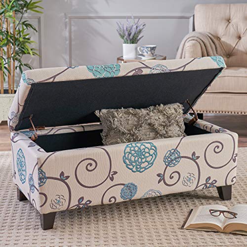 Breanna Fabric Storage Ottoman
