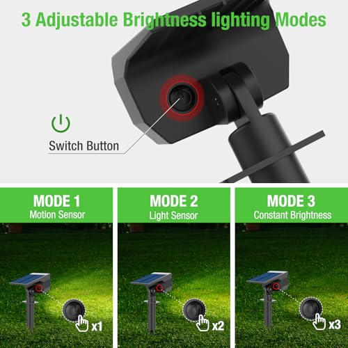 Solar Lights Outdoor Waterproof (4 Count)