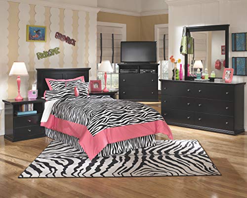 Maribel Children's Traditional 1 Drawer Nightstand with 1 Storage Cubby