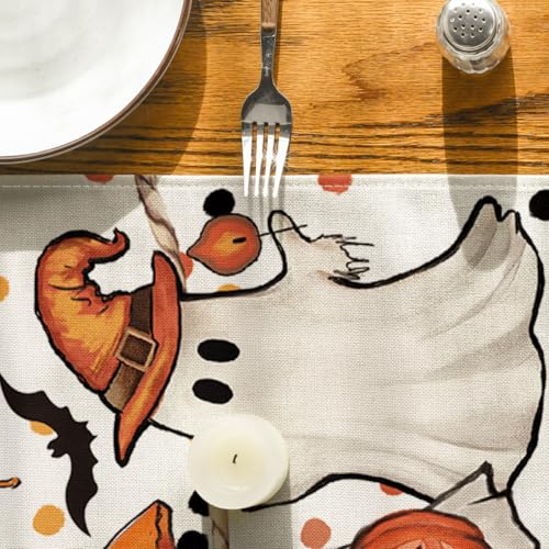210 GSM Halloween Table Runner Home Party Decor 13x72 Inch