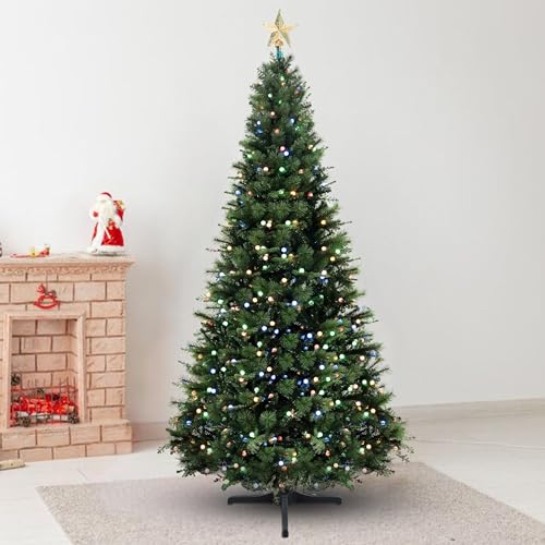 Evangeline 9ft Prelit Artificial Christmas Tree with 2514 Branch Tips