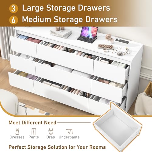 White Malm Dresser for Bedroom