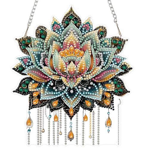 Lotus Diamond Art Hanging Kit for Adult