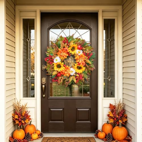 Fall Wreaths for Front Door
